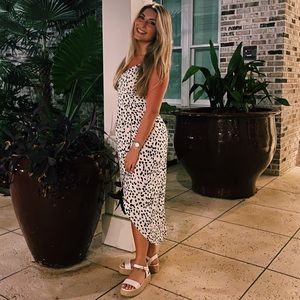 Black and white a-line summer dress